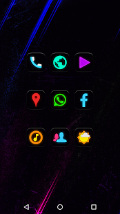 Neon Glow - Icon Pack- screenshot thumbnail Neon Glow - Icon Pack- screenshot thumbnail