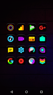 Neon Glow - Icon Pack- screenshot thumbnail Neon Glow - Icon Pack- screenshot thumbnail
