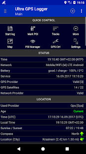 Ultra GPS Logger- screenshot thumbnail Ultra GPS Logger- screenshot thumbnail